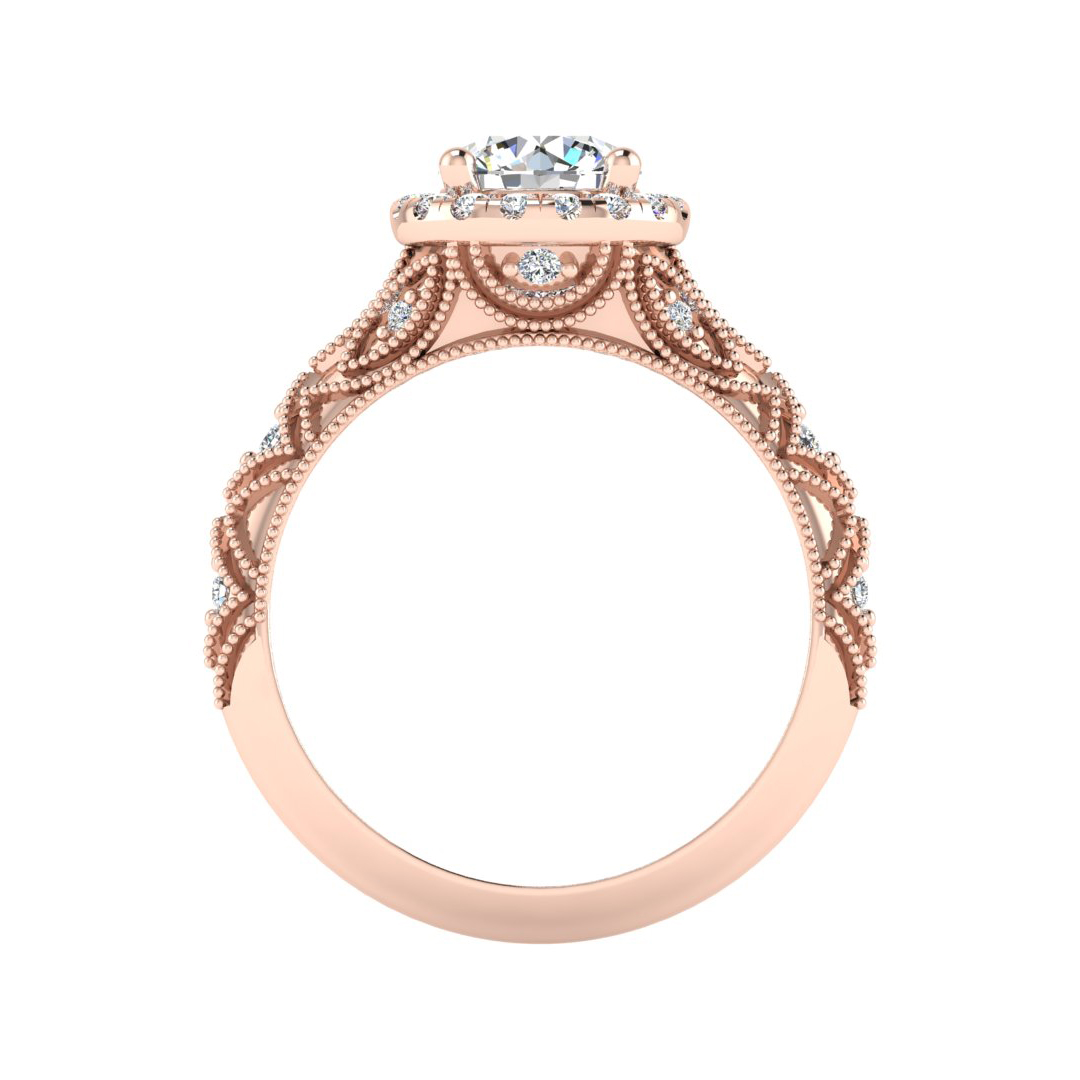 Rylie Halo Engagement Ring